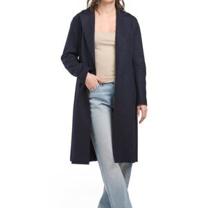 CINZIA ROCCA Boiled Wool Wrap Coat